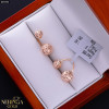 Rose gold earring #69494