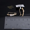 Rose gold earring #69517