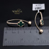 Rose gold earring #69514