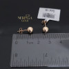 Rose gold stud earrings #69625