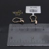 Rose gold earring #69638