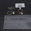 Rose gold earring #69648