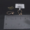 Rose gold earring #69646