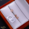 Rose gold stud earrings #69618