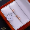 Rose gold stud earrings #69625