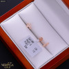 Rose gold stud earrings #69635