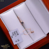 Rose gold earring #69636