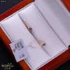Rose gold earring #69638