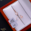 Rose gold earring #69643
