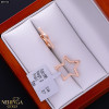 Rose gold earring #69744