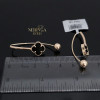 Rose gold earring #69746