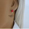 Rose gold children earrings #69752