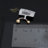 Rose gold navel piercing #69754