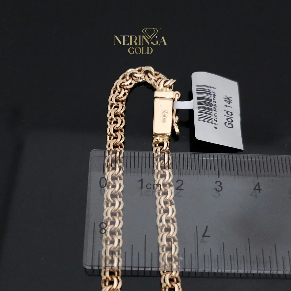 Rose gold full-bodied bracelet #69761