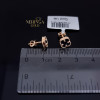Rose gold stud earrings #70070