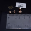 Rose gold stud earrings #70057
