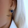 Rose gold stud earrings #70069