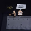 Rose gold stud earrings #70067