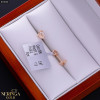 Rose gold stud earrings #70050