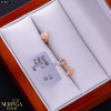 Rose gold stud earrings #70057