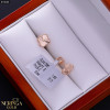 Rose gold stud earrings #70066