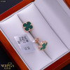 Rose gold stud earrings #70068