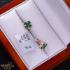 Rose gold stud earrings #70075