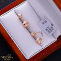 Rose gold earring #70152