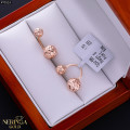 Rose gold earring #70153