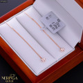 Rose gold earring #70303
