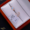 Rose gold children earrings #67499