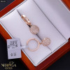 Rose gold earring #66233