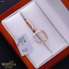 Rose gold earring #66232