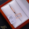 Rose gold earring #66238