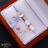 Rose gold earring #66215