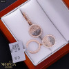 Rose gold earring #66227