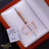 Rose gold earring #66234