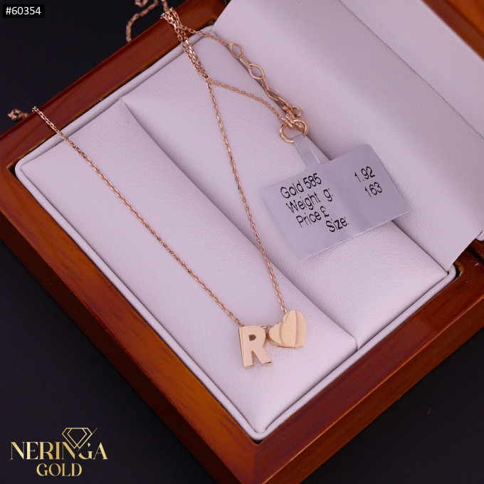 Rose gold necklace set #60354 Rose gold necklace set #60354