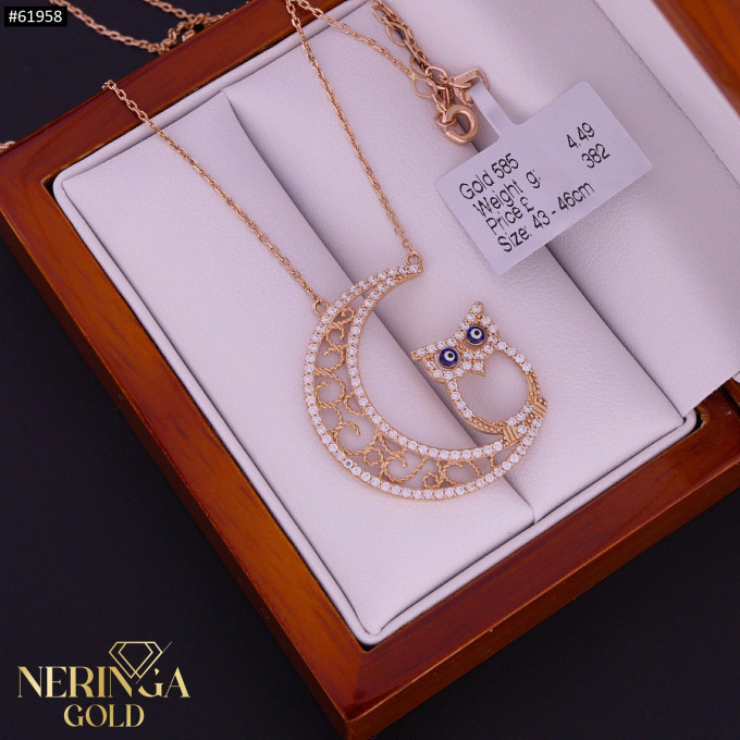 Rose gold necklace set #61958 Rose gold necklace set #61958