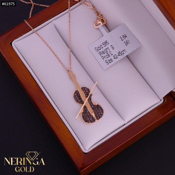 Rose gold necklace set #61975 Rose gold necklace set #61975