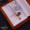 Rose gold necklace set #62001