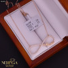 Rose gold necklace set #62019