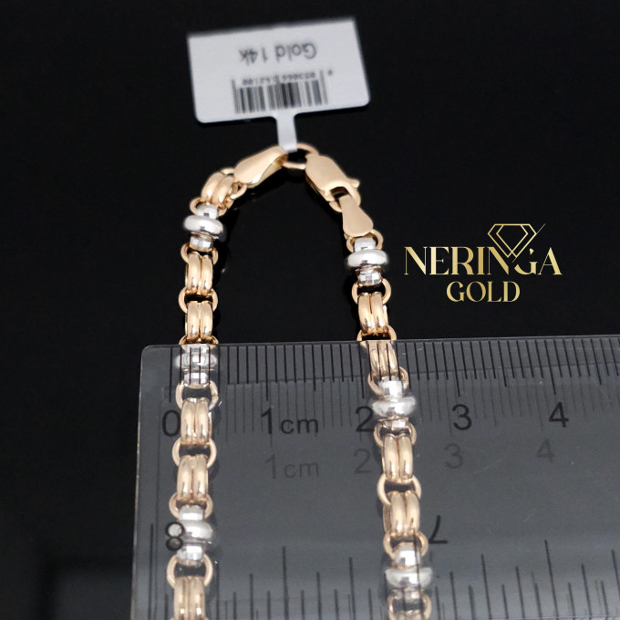 White rose gold chain #62068