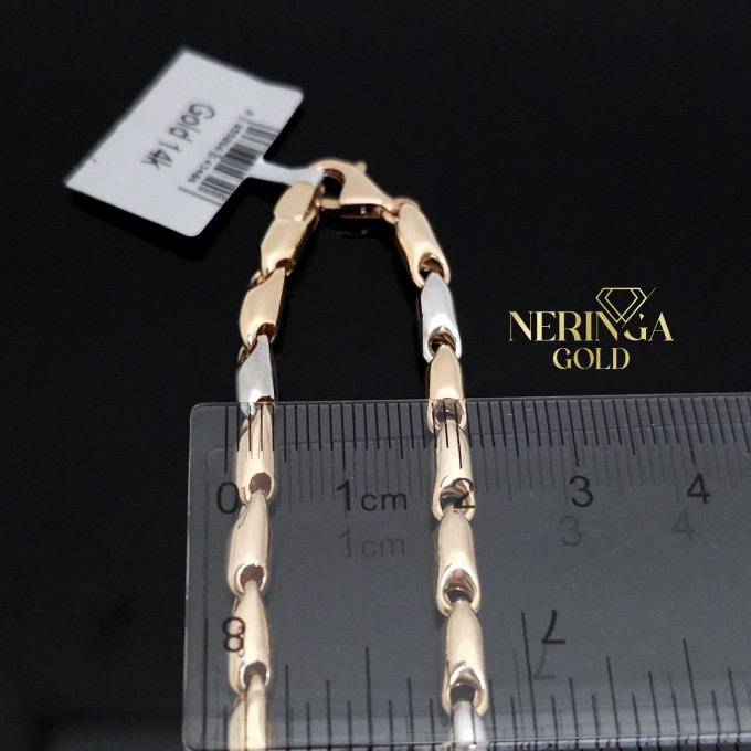 White rose gold chain #62062