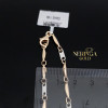 White rose gold chain #62067