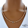 White rose gold chain #62062