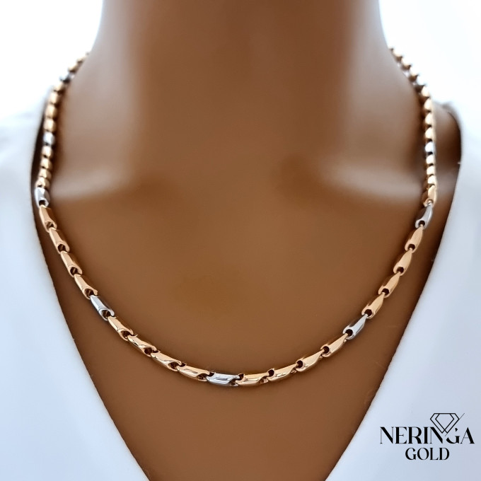 White rose gold chain #62062