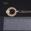 Rose gold necklace set #61987