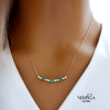Rose gold necklace set #61986