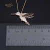 Rose gold necklace set #62002